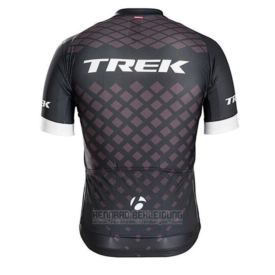 2017 Fahrradbekleidung Trek Bontrager Grau Trikot Kurzarm und Tragerhose